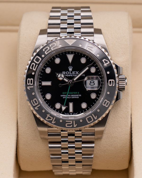 2026 Rolex GMT-Master II "Bruce Wayne" 40MM Black Dial Jubilee Bracelet (126710GRNR)