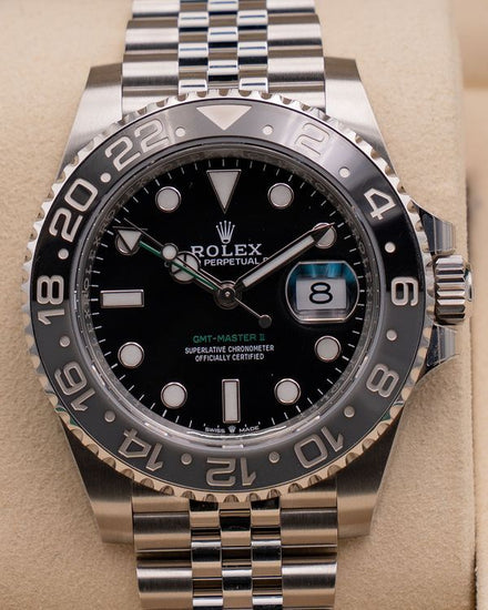 2026 Rolex GMT-Master II "Bruce Wayne" 40MM Black Dial Jubilee Bracelet (126710GRNR)
