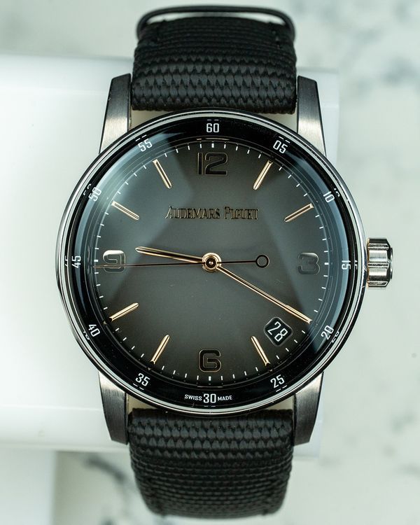 2022 Audemars Piguet Code 11.59 41MM Grey Dial Textile Strap (15210CR.OO.A002KB.01)
