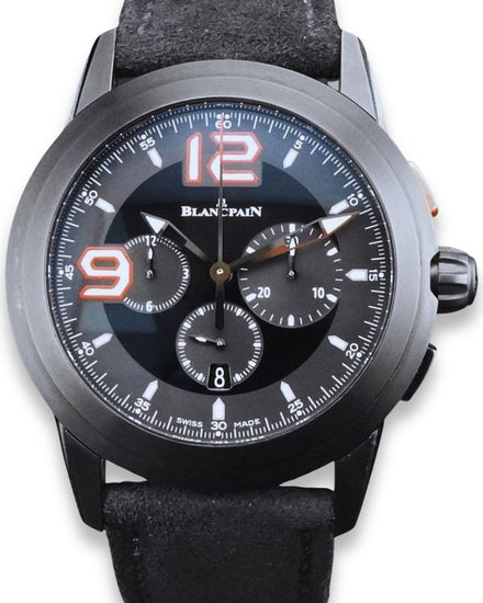 2009 Blancpain L-Evolution Super Trofeo L.E. 43.5MM Black Dial Leather Strap (560ST-11D30-52B)