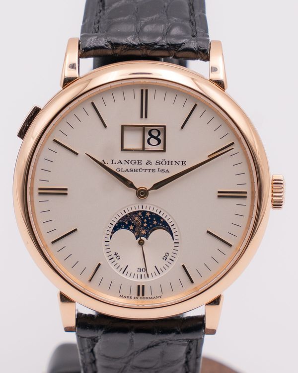 2020 A. Lange & Söhne Saxonia 40MM Silver Dial Leather Strap (384.032)