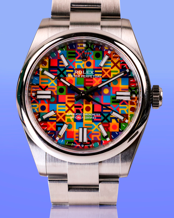 2026 Rolex Oyster Perpetual 41MM Multicolor "Jubilee" Dial Oyster Bracelet (134300)