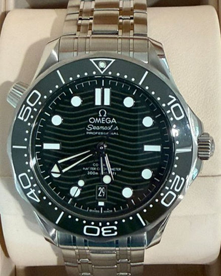 2024 Omega Seamaster Diver 300M "Seaweed" 42MM Green Dial Steel Bracelet (210.30.42.20.10.001)
