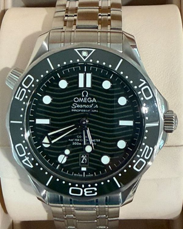2024 Omega Seamaster Diver 300M "Seaweed" 42MM Green Dial Steel Bracelet (210.30.42.20.10.001)