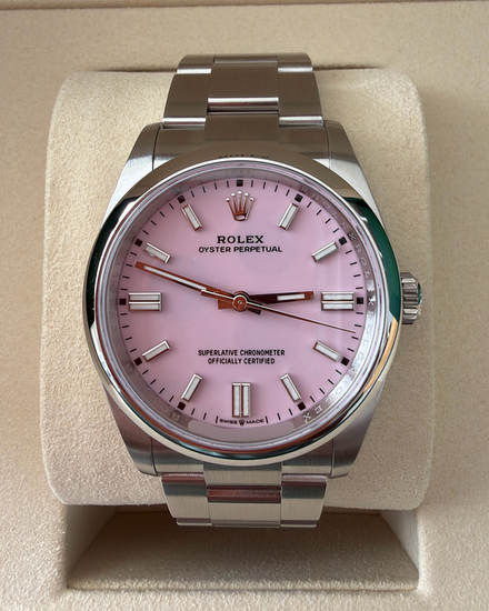 2026 Rolex Oyster Perpetual 36MM Pink Dial Oyster Bracelet (126000)