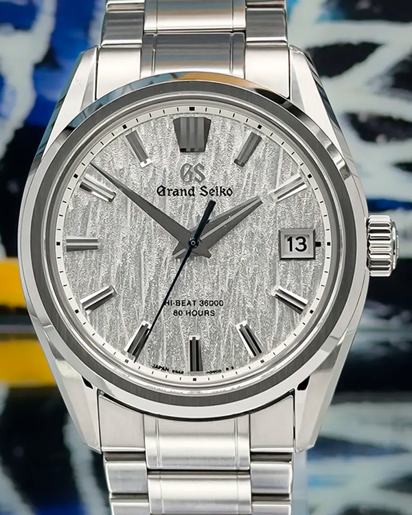2025 Grand Seiko Evolution 9 "White Birch" 40MM Silver Dial Steel Bracelet (SLGH005G)