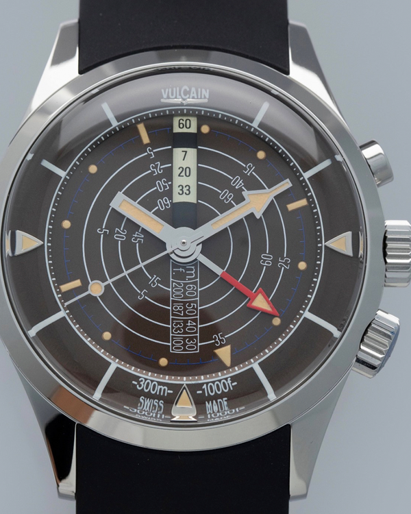 2026 Vulcain Nautical L.E. 42MM Black Dial Rubber Strap (Massena Lab)
