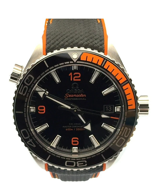 2023 Omega Seamaster Planet Ocean 600M 43.5MM Black Dial Rubber Strap (215.32.44.21.01.001)