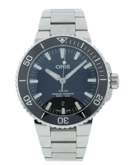Oris Aquis Date 43.5MM Black Dial Steel Bracelet (01 733 7730 4134-07 8 24 05PEB)