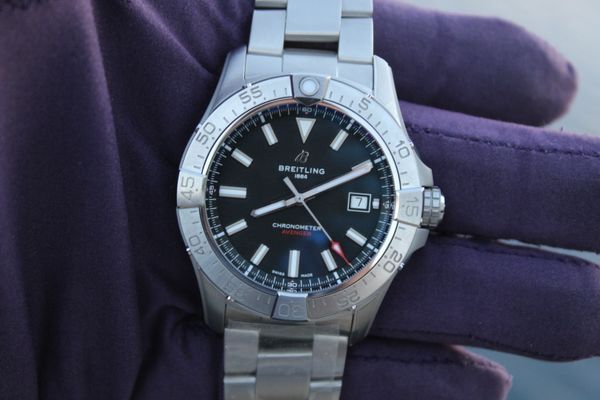 2025 Breitling Avenger 42MM Black Dial Steel Bracelet (A17328)