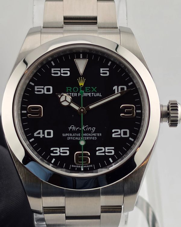 2018 Rolex Air-King 40MM Black Dial Oyster Bracelet (116900)