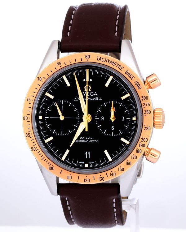 No Reserve - 2024 Omega Speedmaster '57 41.5MM Black Dial Leather Strap (331.22.42.51.01.001)