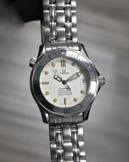 2009 Omega Seamaster 300 34.8MM White Dial Steel Bracelet (2552.20)