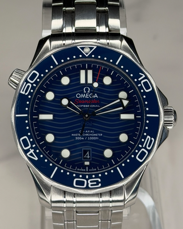 2023 Omega Seamaster Diver 300M 42MM Blue Dial Steel Bracelet (210.30.42.20.03.001)