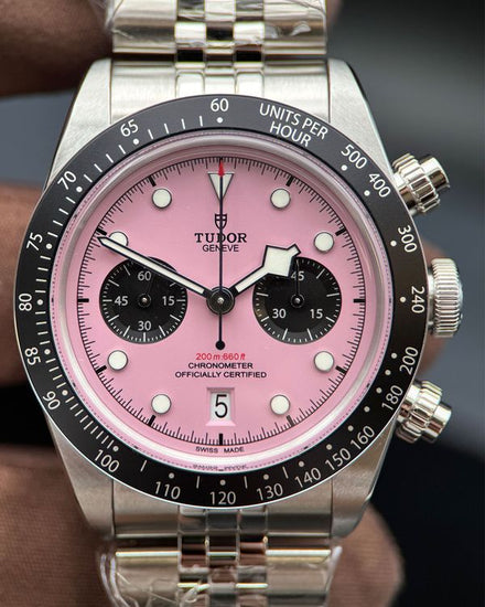 2026 Tudor Black Bay Chrono "Flamingo" 41MM Pink Dial Steel Bracelet (79360N)