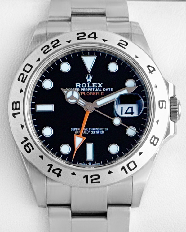 2024 Rolex Explorer II 42MM Black Dial Oyster Bracelet (226570)