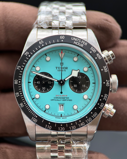 2026 Tudor Black Bay Chrono 41MM Blue "Flamingo" Dial Steel Bracelet (79360N)