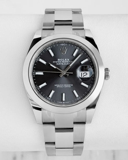 2025 Rolex Datejust 41MM Black Dial Oyster Bracelet (126300)