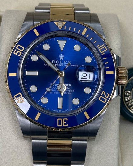 2020 Rolex Submariner Date "Bluesy" 41MM Blue Dial Two-Tone Oyster Bracelet (126613LB)