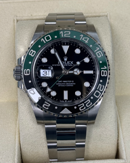 2025 Rolex GMT-Master II “Sprite” 40MM Black Dial Jubilee Bracelet (126720VTNR)