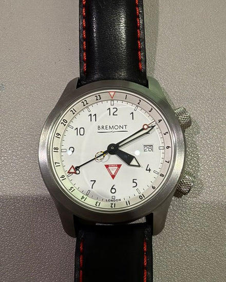 2019 Bremont MB MBIII GMT 10th Anniversary L. E. 43MM White Dial Leather Strap (MBIII-WH-LE-S)