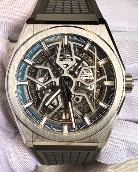2020 Zenith Defy Classic 41MM Skeleton Dial Rubber Strap (95.9000.670/78.R782)