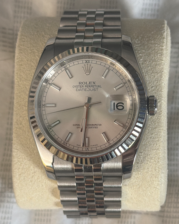Rolex Datejust 36MM Silver Dial Jubilee Bracelet (116234)