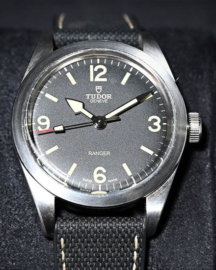 No Reserve - 2023 Tudor Ranger 39MM Black Dial Textile Strap (79950)
