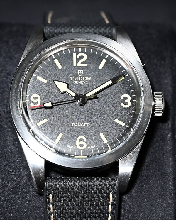 No Reserve - 2023 Tudor Ranger Heritage 41MM Black Dial Textile Strap (79910)