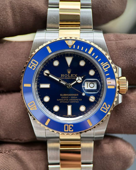2018 Rolex Submariner Date "Bluesy" 40MM Blue Dial Two-Tone Oyster Bracelet (116613LB)