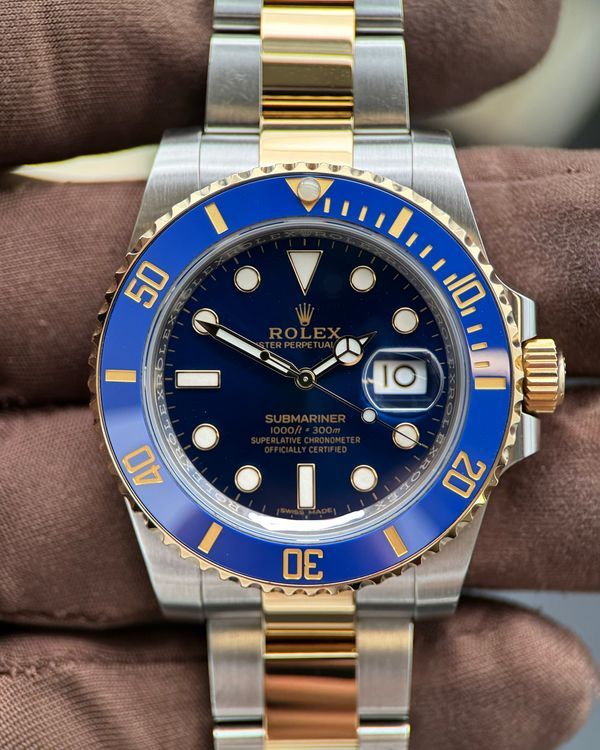 2018 Rolex Submariner Date "Bluesy" 40MM Blue Dial Two-Tone Oyster Bracelet (116613LB)