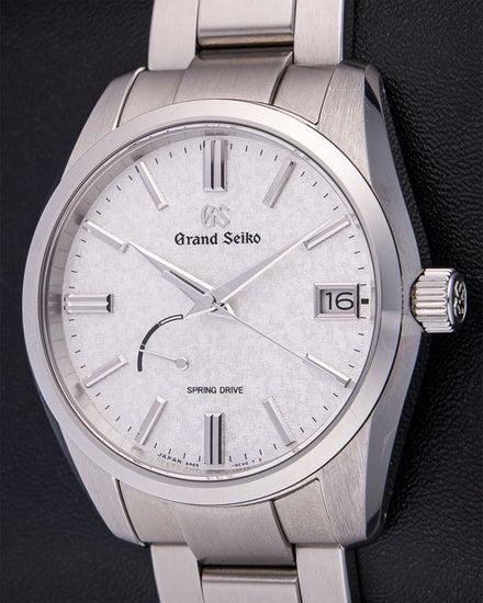 2024 Grand Seiko Spring Drive 40MM "Morning Frost" Silver Dial Steel Bracelet (SBGA465)