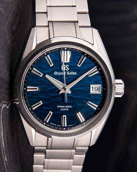 2024 Grand Seiko Evolution 9 "Lake Suwa" 40MM Blue Dial Steel Bracelet (SLGA021G)