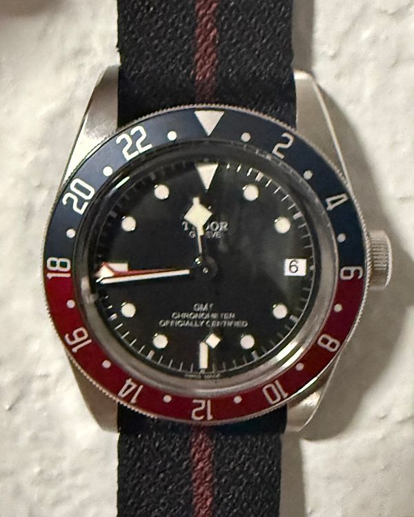 2023 Tudor Black Bay GMT "Pepsi" 41MM Black Dial Textile Strap (79830RB)