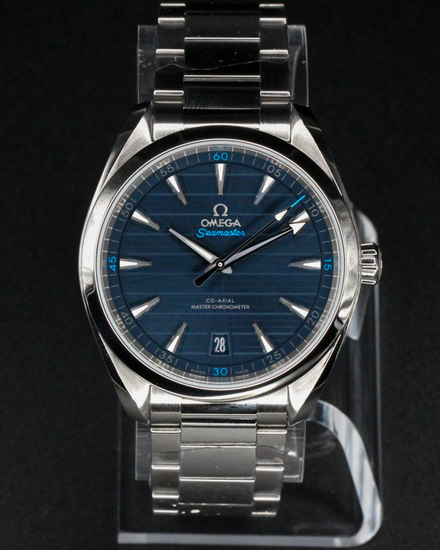 No Reserve - 2017 Omega Seamaster Aqua Terra 150M 41MM Blue Dial Steel Bracelet (220.10.41.21.03.001)
