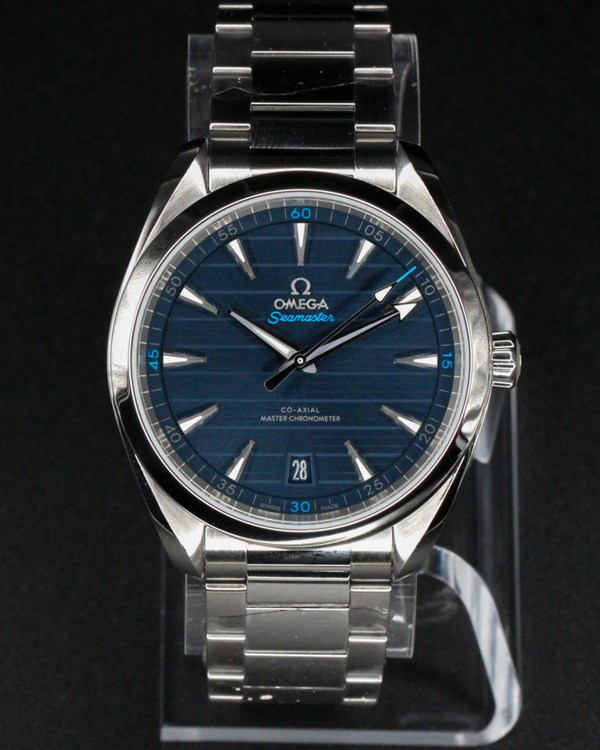 No Reserve - 2017 Omega Seamaster Aqua Terra 150M 41MM Blue Dial Steel Bracelet (220.10.41.21.03.001)
