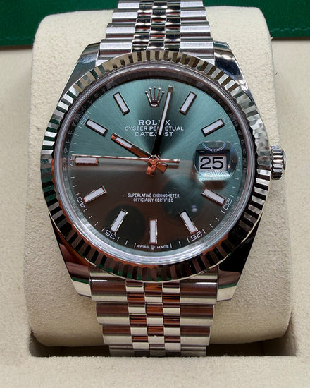 2026 Rolex Datejust 41MM Green Dial Jubilee Bracelet (126334)