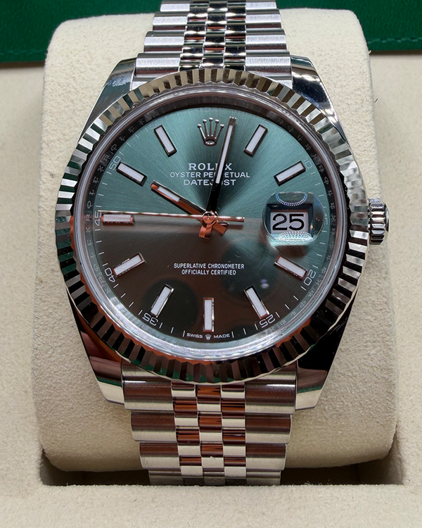 2026 Rolex Datejust 41MM Green Dial Jubilee Bracelet (126334)