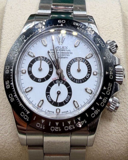 2022 Rolex Cosmograph Daytona "Panda" 40MM White Dial Oyster Bracelet (116500LN)