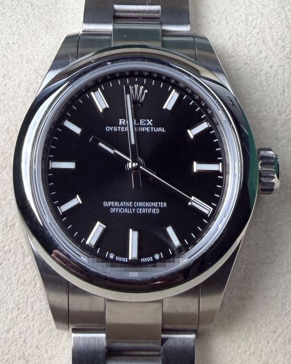 2025 Rolex Oyster Perpetual 28MM Black  Dial Oyster Bracelet (276200)