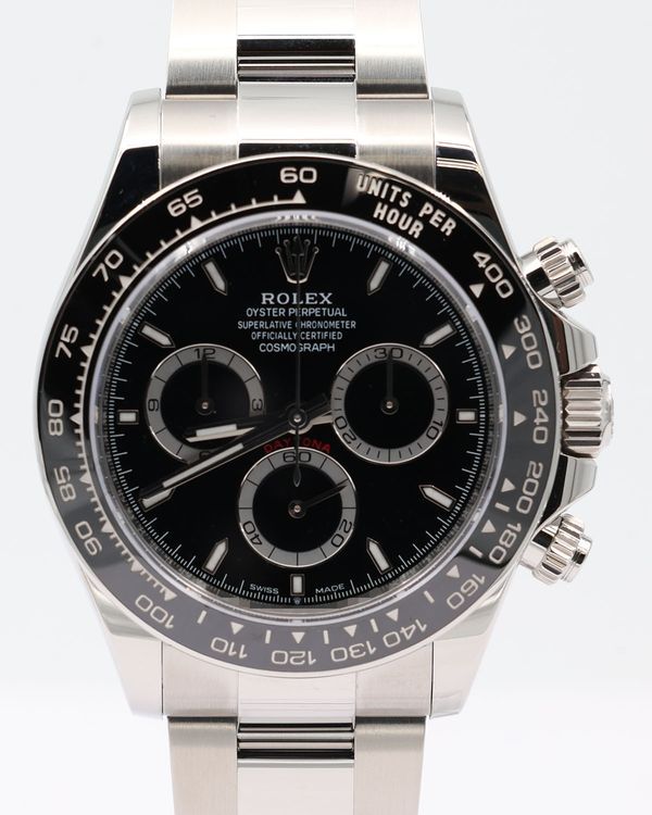 2026 Rolex Cosmograph Daytona 40MM Black Dial Oyster Bracelet (126500LN)