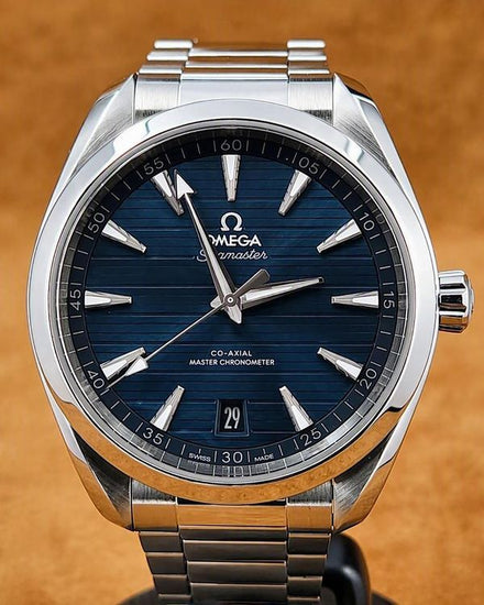 2023 Omega Seamaster Aqua Terra 150M "Beijing 2022" L.E. 41MM Blue Dial Steel Bracelet (220.10.41.21.03.003)