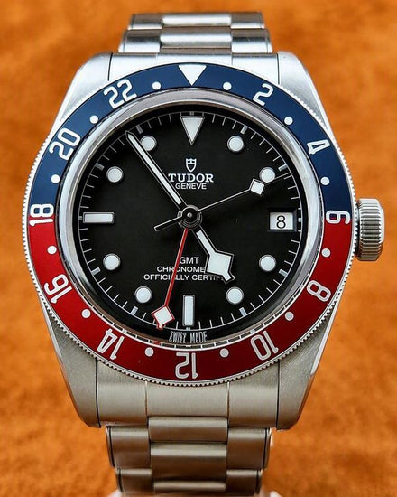 2018 Tudor Black Bay GMT "Pepsi" 41MM Black Dial Steel Bracelet (79830RB)