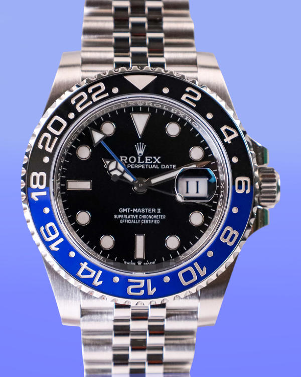 2026 Rolex GMT-Master II "Batgirl" 40MM Black Dial Jubilee Bracelet (126710BLNR)