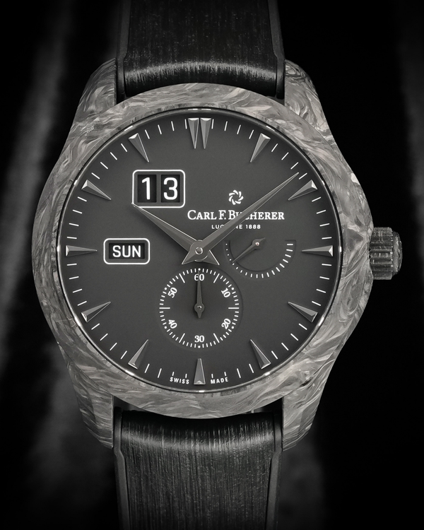 2026 Carl F. Bucherer Manero 41.6MM Black Dial Rubber Strap (00.10926.16.33.01)