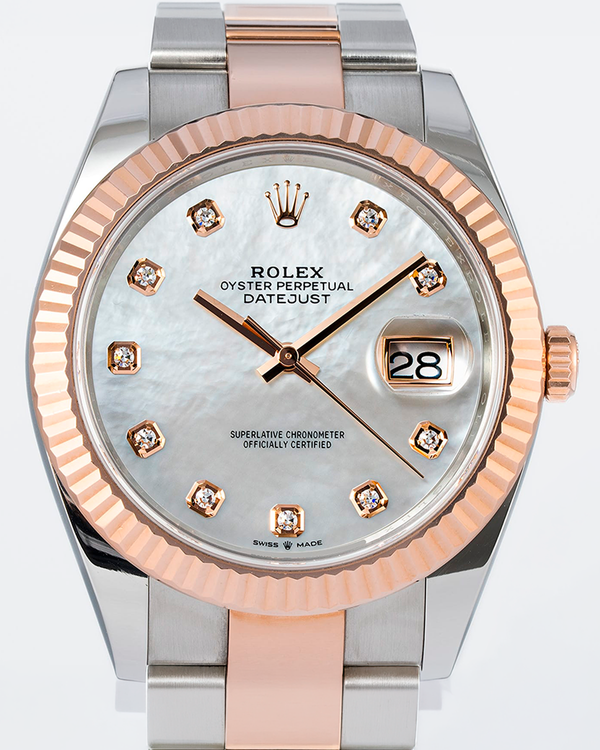 2022 Rolex Datejust 41MM Mother Of Pearl Dial Two-Tone Oyster Bracelet (126331)