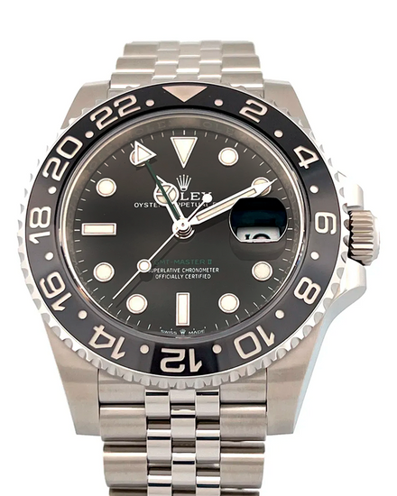 2026 Rolex GMT-Master II "Bruce Wayne" 40MM Black Dial Jubilee Bracelet (126710GRNR)