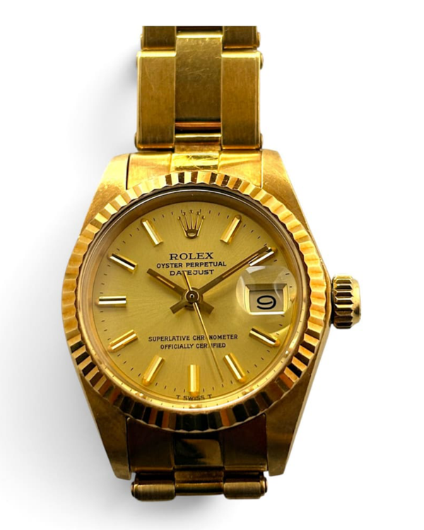 1978 Rolex Oyster Perpetual 25MM Champagne Dial Two-Tone Oyster Bracelet (6724)