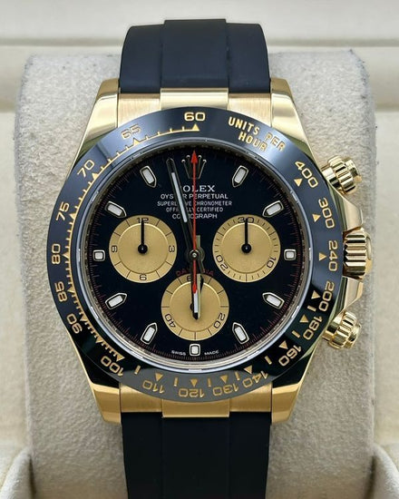 2022 Rolex Cosmograph Daytona 40MM Black Dial Oysterflex Strap (116518LN)