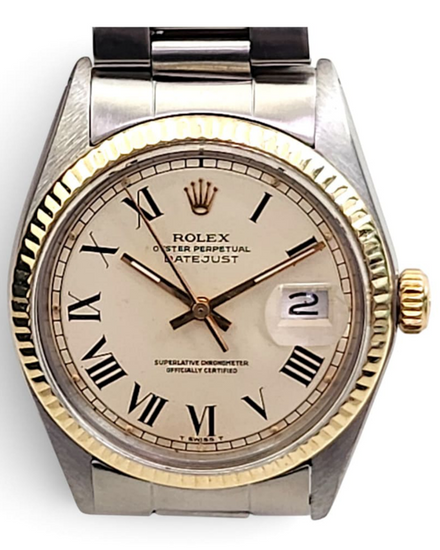 Rolex Datejust 36MM White Dial Oyster Bracelet (1601)